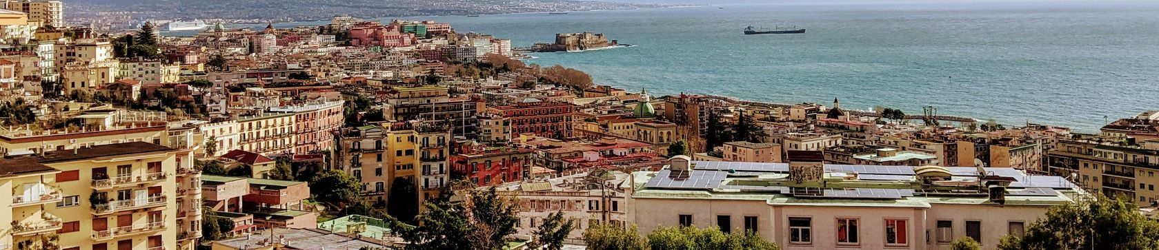 Neapel Stadt und Küste